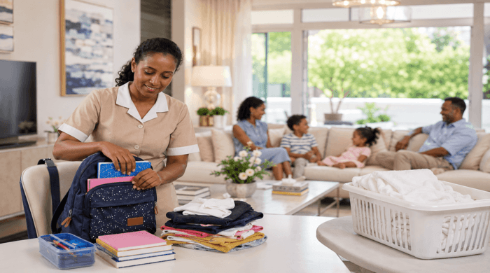 Back-to-School Checklist: How a Maid Can Help Your Family